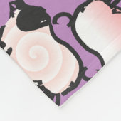 Humoureus 1 Varkenshag Verkies Kleurenvlies Fleece Deken (Hoek)