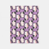 Humoureus 1 Varkenshag Verkies Kleurenvlies Fleece Deken (Voorkant)