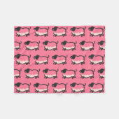 Humoureus 4 jaar geboortedag kies kleur fleece deken (Voorkant (Horizontaal))