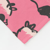 Humoureus 4 jaar geboortedag kies kleur fleece deken (Hoek)