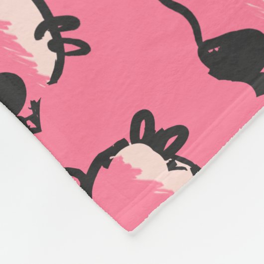 Humoureus 4 jaar geboortedag kies kleur fleece deken (Hoek)