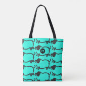 Humoureus 5 varkensjaar 2019 Monogram kies kleuren Tote Bag (Achterkant)