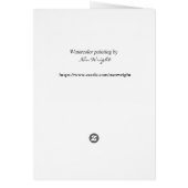 Humoureus Accepterende Lady Card (Achterkant)