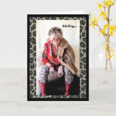 Humoureus als volwassen Wenskaart Kaart (Gele Bloem)