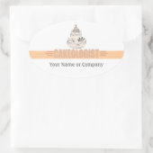 Humoureus Baker Ovale Sticker (Tas)