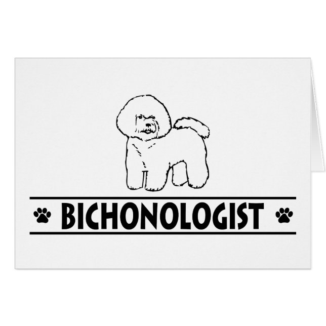 Humoureus Bichon Frise (Voorkant Horizontaal)