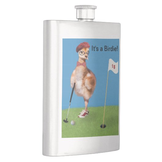 Humoureus Bird Play Golf Heupfles (Rechts)