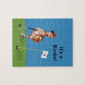 Humoureus Bird Play Golf Legpuzzel (Horizontaal)