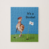 Humoureus Bird Play Golf Legpuzzel (Verticaal)