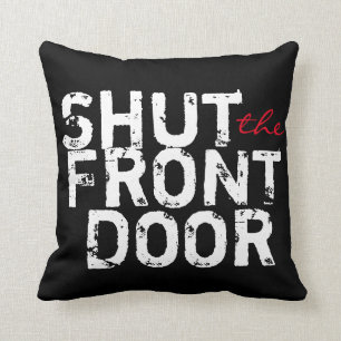 Humoureus Black en White Pillow Kussen