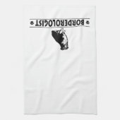 Humoureus Border Collie Theedoek (Verticaal)