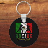 Humoureus Boxing Mexican Sparring Kickboxing Kickb Sleutelhanger (Voorkant)