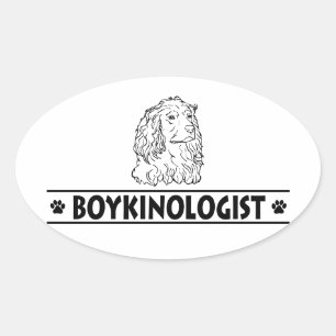 Humoureus Boykin Spaniel Ovale Sticker