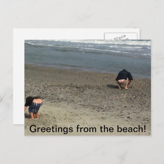 Humoureus briefkaart (Voorkant / Achterkant)