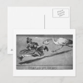 Humoureus Briefkaart Baby (Voorkant / Achterkant)