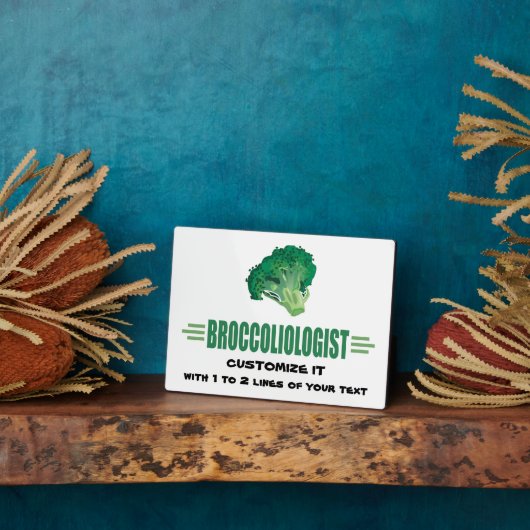 Humoureus Broccoli Fotoplaat (Zijkant)