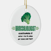 Humoureus Broccoli Keramisch Ornament (Rechts)