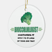 Humoureus Broccoli Keramisch Ornament (Links)