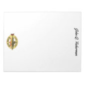 Humoureus Brook Trout Vliegt MEER VIS Notitieblok (Voorkant)