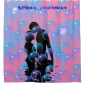 Humoureus - Bubble Bath - Housewarming Gift Douchegordijn (Voorkant)