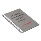 Humoureus cadeautje voor vriend of cowerknemer! Gr Notitieboek (Rechterzijde)