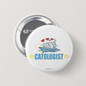 Humoureus Cat Lover Ronde Button 5,7 Cm (Voorkant /achterkant)