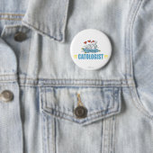 Humoureus Cat Lover Ronde Button 5,7 Cm (In situ)
