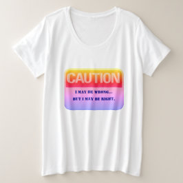 Humoureus Caudron Zone Grote Maat T-shirt