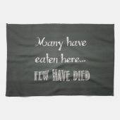 Humoureus Chalkboard Effect Kitchen Towel Theedoek (Horizontaal)