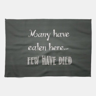 Humoureus Chalkboard Effect Kitchen Towel Theedoek