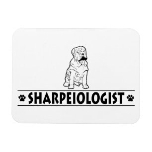 Humoureus Chinees Shar-Pei Magneet