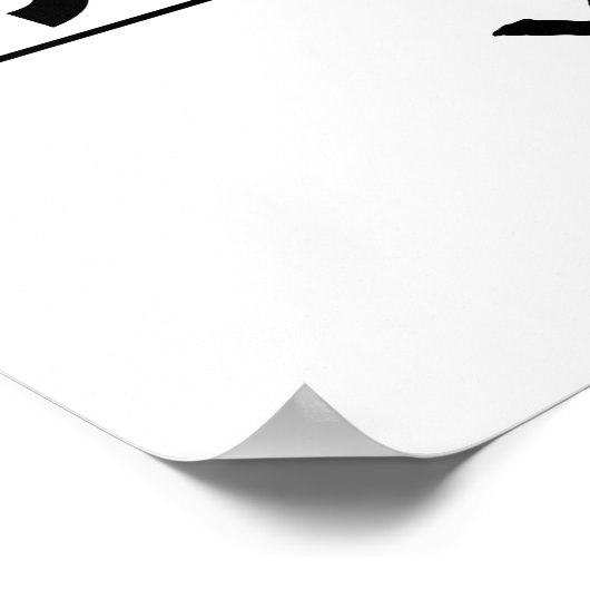 Humoureus Chinees Shar-Pei Poster (Hoek)