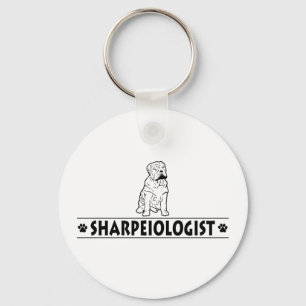 Humoureus Chinees Shar-Pei Sleutelhanger