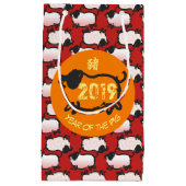 Humoureus Chinees varkensjaar 2019 Small Gift Bag Klein Cadeauzakje (Voorkant)