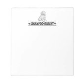 Humoureus Cockapoo Notitieblok (Voorkant)