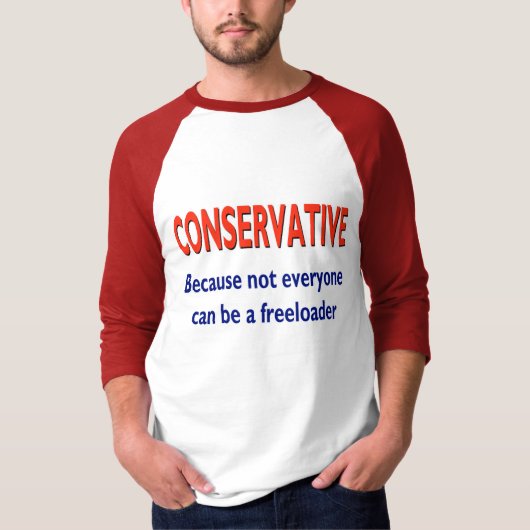 Humoureus conservatief Shirt (Voorkant)