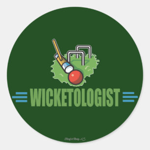 Humoureus Croquet Ronde Sticker