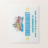 Humoureus cruiseschip legpuzzel (Verticaal)