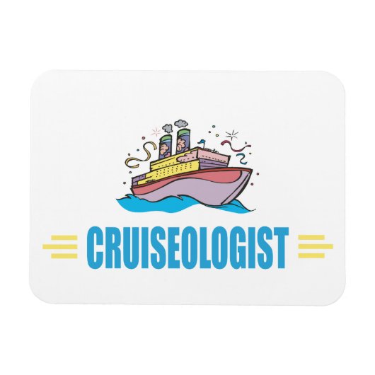 Humoureus cruiseschip magneet (Horizontaal)