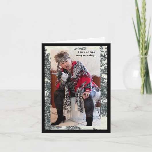 Humoureus dagvaarding kaart (Voorkant)