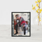 Humoureus dagvaarding kaart (Gele Bloem)