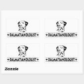 Humoureus Dalmatian Rechthoekige Sticker (Vel)