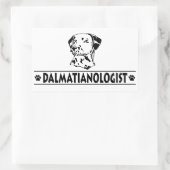 Humoureus Dalmatian Rechthoekige Sticker (Tas)