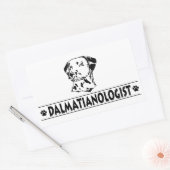 Humoureus Dalmatian Rechthoekige Sticker (Envelop)