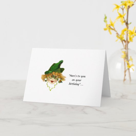 Humoureus dat ik je verjaardagskaart herinner kaart (Gele Bloem)