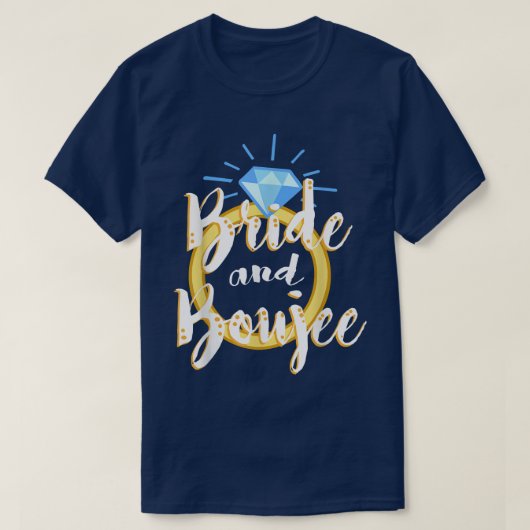 Humoureus Drink Bride Sarcastic Bridal Funny Wom T-shirt (Design voorkant)