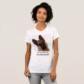 Humoureus en Funny German Shepherd T-shirt (Voorkant volledig)