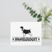 Humoureus Engels Cocker Spaniel Briefkaart (Staand voorkant)