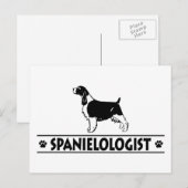 Humoureus Engels Cocker Spaniel Briefkaart (Voorkant / Achterkant)