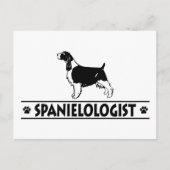 Humoureus Engels Cocker Spaniel Briefkaart (Voorkant)